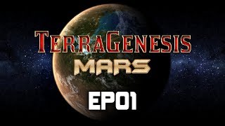 TerraGenesis  Mars  Expert DifficultyBiosphere  EP01 [upl. by Elyl562]