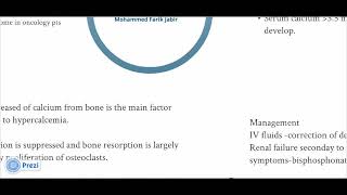 Oncology  malignant hypercalcaemia [upl. by Yddet831]