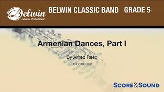 Armenian Dances Part I by Alfred Reed  Score amp Sound [upl. by Cruce64]