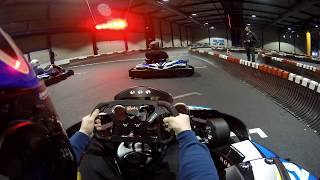 ProKart Raceland Wackersdorf  Indoor Onboard View [upl. by Ycnan]