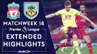 Liverpool v Burnley  PREMIER LEAGUE HIGHLIGHTS  1212021  NBC Sports [upl. by Cavallaro829]