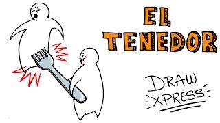 EL ORIGEN DEL TENEDOR 🍴  DrawXpress [upl. by Eittik]