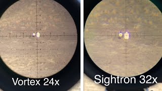 Scope Zoom Compared at 1 mile 1000 and 500 Yards [upl. by Armalda293]