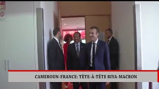 CAMEROUN FRANCE TÊTE À TÊTE BIYA MACRON [upl. by Menken520]