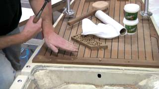 Teak Deck Fabrication and Installation Part 2 [upl. by Cammy]