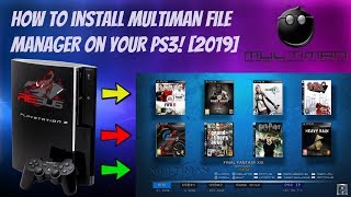 How To Install Multiman File Manager On Your Modded PS3 2019 [upl. by Sessylu]