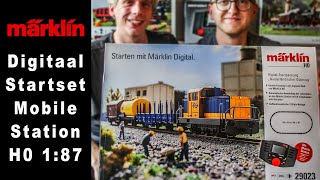 Digitaal starten met modeltreinen  Marklin Mobile Station [upl. by Ahtelat]