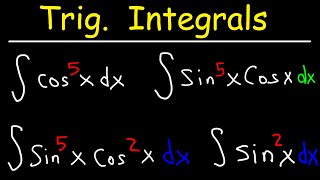 Trigonometric Integrals [upl. by Freddy]