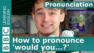 Pronunciation How to pronounce would you [upl. by Ahtennek]