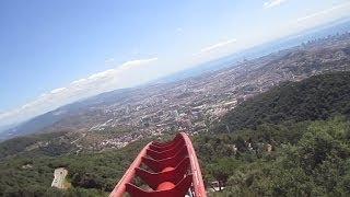 Muntanya Russa front seat onride HD POV Tibidabo [upl. by Ojyma]