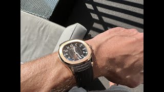 Patek Philippe Aquanaut 5167R Rose Gold [upl. by Anilehs]