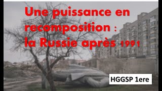 HGGSP 1ere La Russie une puissance en recomposition [upl. by Aime752]