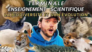 LA BIODIVERSITÉ ET SON ÉVOLUTION  Enseignement Scientifique Terminale [upl. by Orferd]