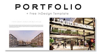 Architecture Portfolio InDesign Tutorial amp Free Template Give Away [upl. by Pandora]