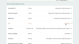 Vitagene Sample Supplement Report [upl. by Nnuahs319]