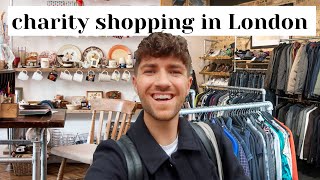 COME CHARITY SHOPPING WITH ME  VISITING 5 FANCY LONDON CHARITY SHOPS [upl. by Arutnev972]