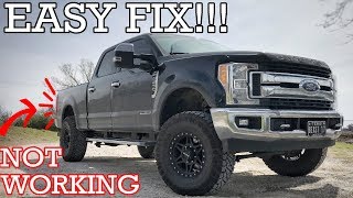 My F250 Lights Stopped Working EASY FIX [upl. by Oiralednac]