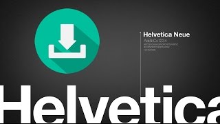 Como Instalar fuentes en Windows Helvetica [upl. by Jd855]