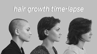 Hair Growth Timelapse  1 Year [upl. by Lian908]