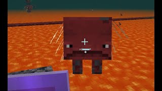 HOW TO RIDE AND CONTROL A STRIDER IN MINECRAFT  MINECRAFT 117  TUTORIAL  NETHER [upl. by Eniamzaj505]