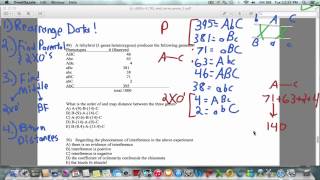 Genetics Gene mapping in 4 steps [upl. by Tuppeny435]