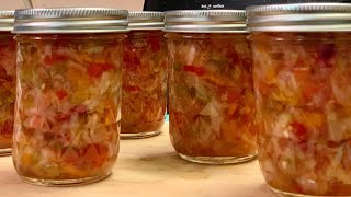 How To Make Old Fashioned Chow Chow Relish MY WAY  Refrigerated Style [upl. by Mansfield]