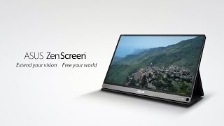 ASUS ZenScreen MB16AC Portable USB Monitor  Extend Your Vision Free Your World [upl. by Halda]