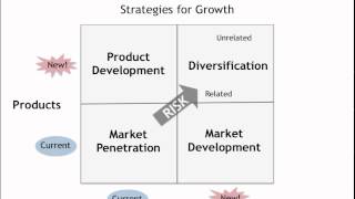 The Ansoff Matrix [upl. by Eblehs]