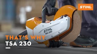 The STIHL TSA 230 cordless cutoff machine [upl. by Downey]