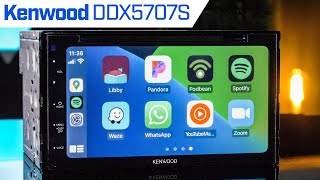 Kenwood DDX5707S  Apple Carplay Android Auto amp Android Screen Mirroring  Under 400 [upl. by Marquardt]