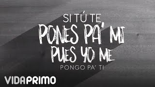 Ñejo  Ponte Pa Mi ft Jamby quotEL Favoquot Mr D Lyric Video [upl. by Aneri605]