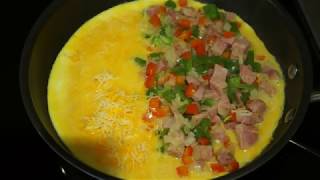 Western Omelet Easy Step By Step Chef [upl. by Enajharas460]