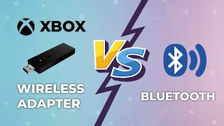 XBOX WIRELESS ADAPTER VS BLUETOOTH CONNECTION [upl. by Dry]