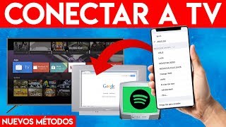 CONECTAR TELÉFONO CELULAR a TELEVISOR ¡ANTIGUO o NUEVO SIN CABLES y POR WIFI Android amp iOS 2021 [upl. by Casey]