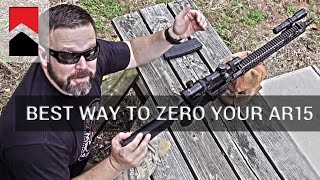 The Best Way to Zero Your AR15 [upl. by Nazus]