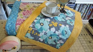 15 Minute Placemat Tutorial  Miter Corners [upl. by Leunammi332]