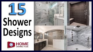 15 Master Bathroom Shower Designs  Remodel Makeover Interior Design Ideas [upl. by Odnuges]