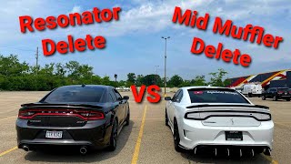 Resonator vs Muffler Delete Which Sounds Better [upl. by Ruff616]