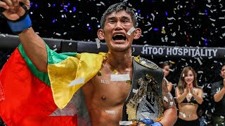 EVERY Aung La N Sang Win In ONE Championship [upl. by Dodi]