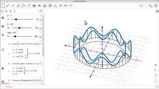 Montaña Rusa en Geogebra 3D Tutorial [upl. by Aivon]