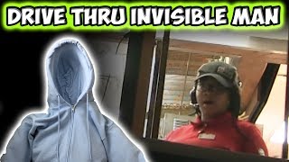 DRIVE THRU INVISIBLE MAN PRANK [upl. by Borg]