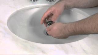 Lavatory Clicker Drain Replacement [upl. by Nonnahc232]