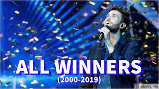 ALL WINNERS 20002019  Eurovision Song Contest [upl. by Mikol]