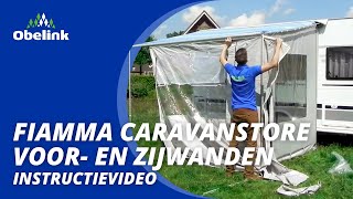 Mobiel voor en zijwanden opzetinstructie Fiamma Caravanstore [upl. by Brittani]