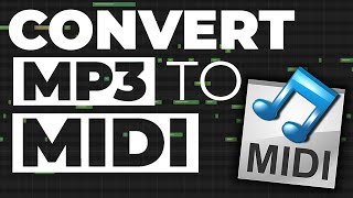 How to Convert MP3 to MIDI Free  No Software [upl. by Reiss]