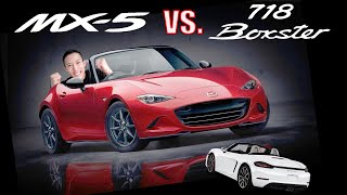 Why the MX5 Miata BEATS the 718 Boxster [upl. by Hafinah]