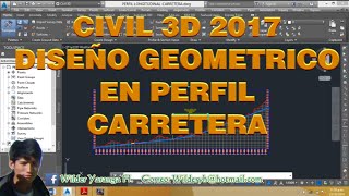 PERFIL LONGITUDINAL EN CIVIL 3D 2014  2025 511 [upl. by Barnebas]