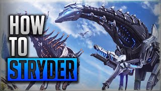 STRYDER HOW TO Everything You Need To Know  New Genesis 2 DLC  Ark Survival Evolved [upl. by Lemor]