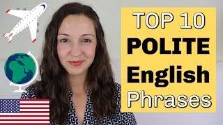 TOP 10 Polite English Expressions Advanced Vocabulary Lesson [upl. by Eanehs]