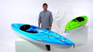 PELICAN  ARGO 100 Recreational Kayak Walkthrough [upl. by Lettie]